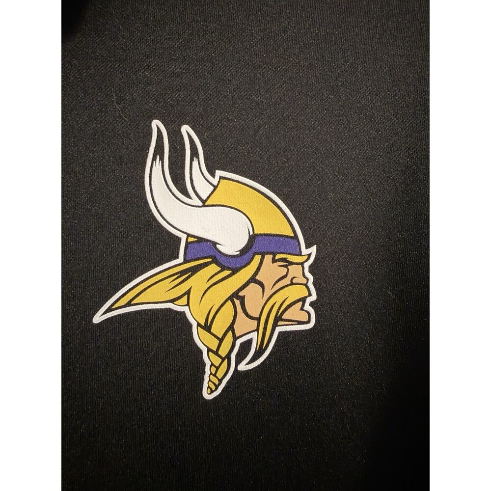 Nike Men's Black Minnesota Vikings short sleeve Performance Polo dri-fit Large - Picture 3 of 7